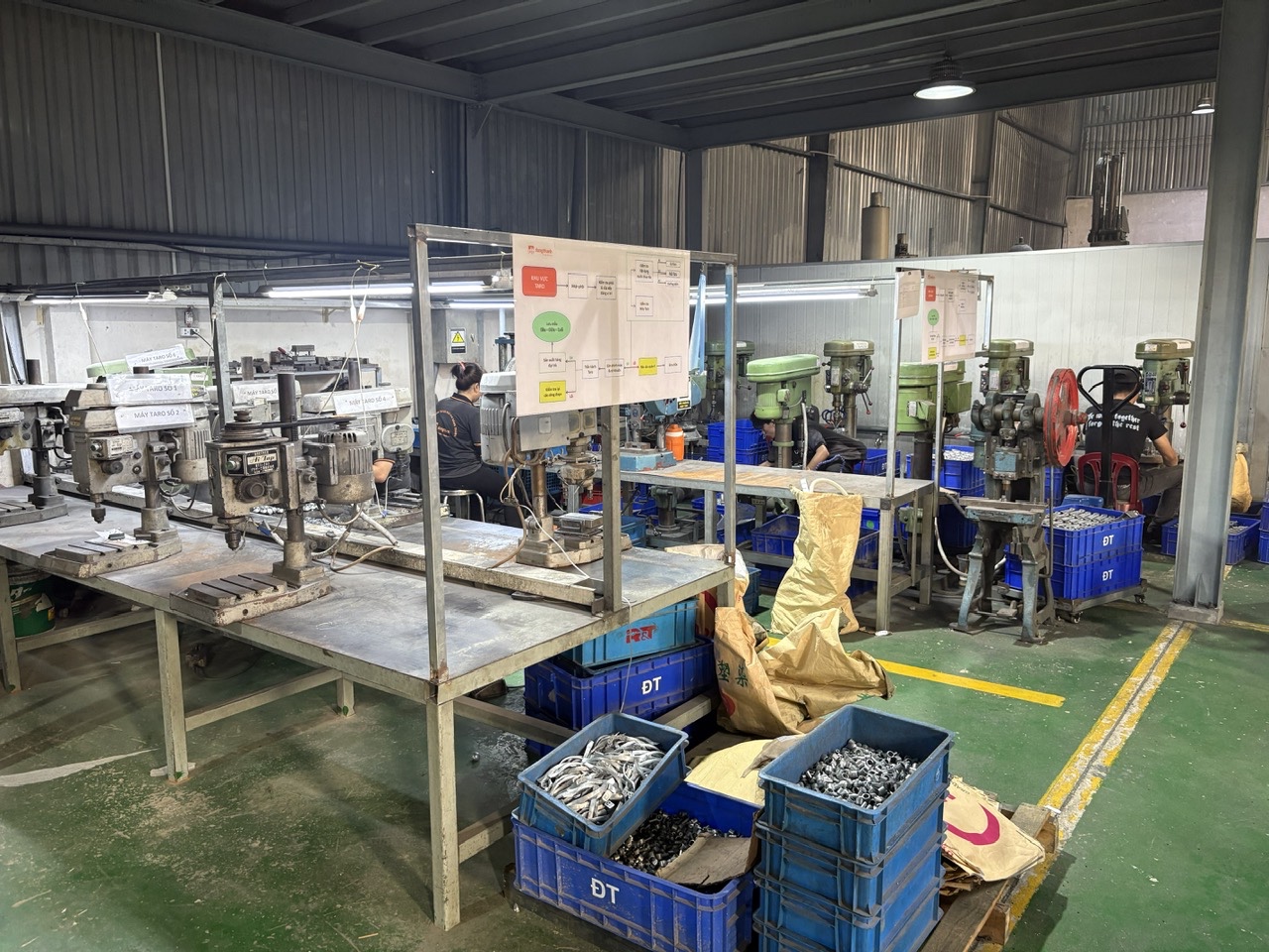 Drilling and taping machines